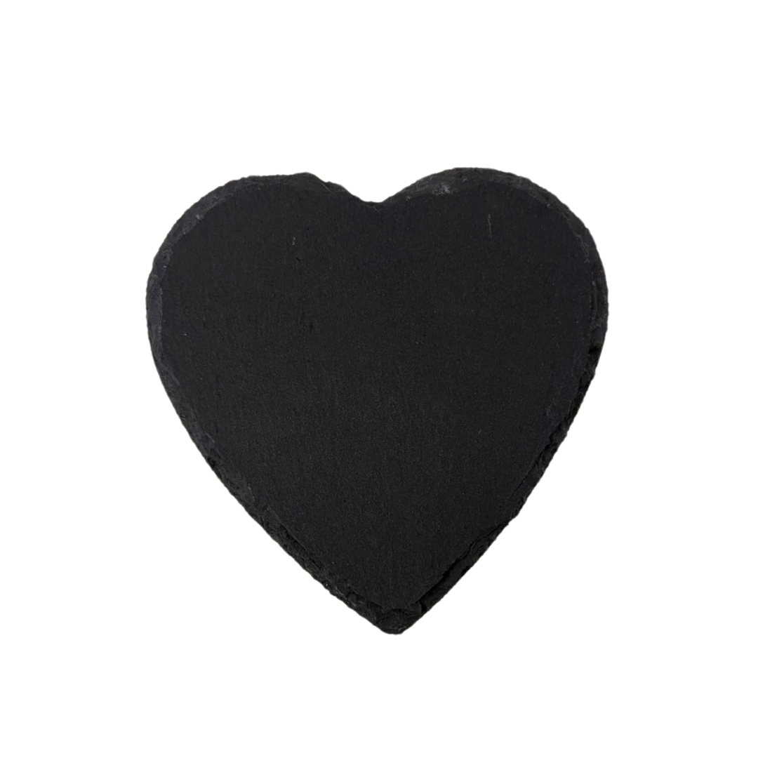 Slate Heart Coasters (Pack of 4)