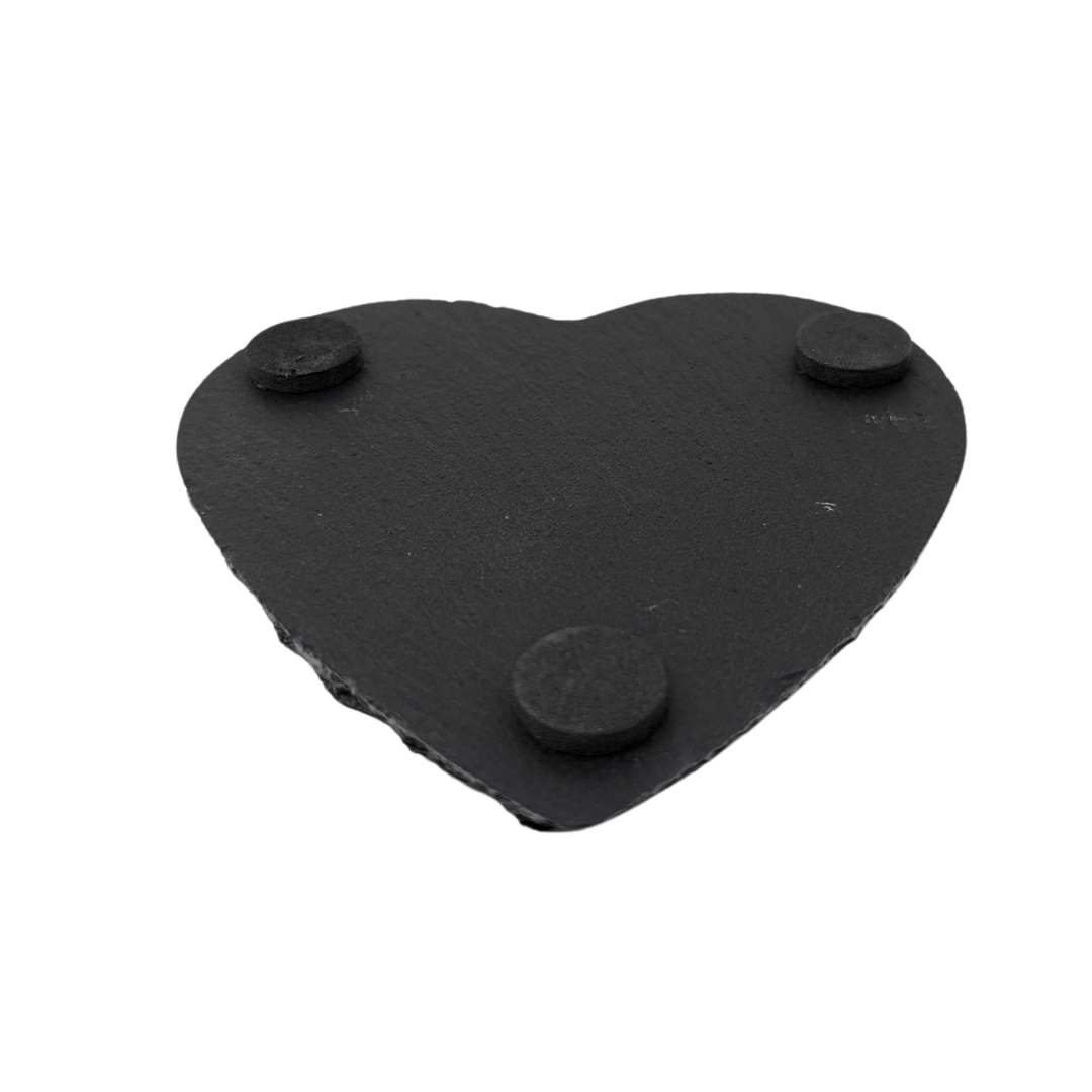 Slate Heart Coasters (Pack of 4)