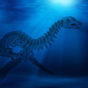 Plesiosaurus (Dinosaurs) - Laser Art File - Laser Art File